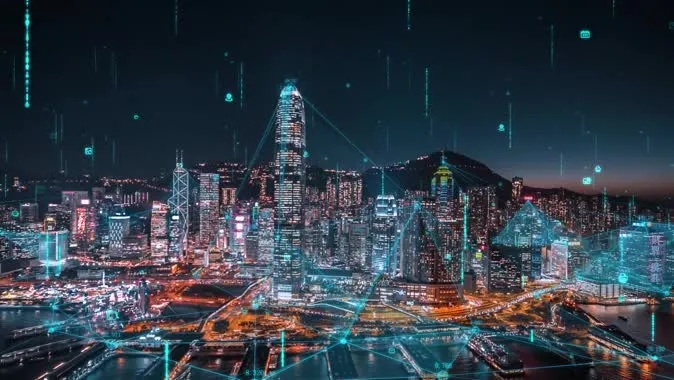 探索现代科技：壮丽景观电脑城图片，品味繁华都市中的数码风景。